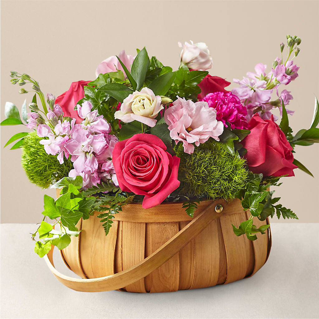 Radiance in Bloom Basket – Sahotra Floral Company Llc, Albuquerque NM