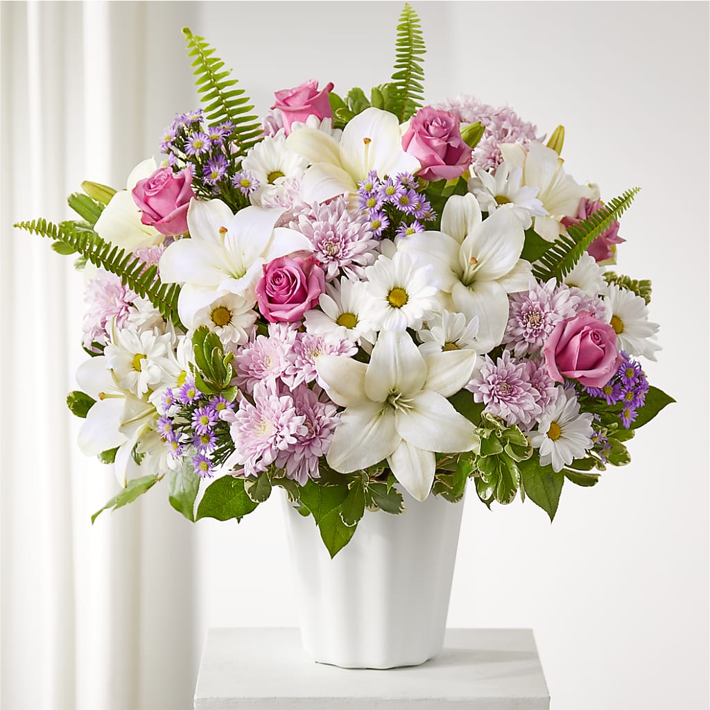 Warmest Thoughts Tabletop Basket – Sahotra Floral Company Llc, Albuquerque NM