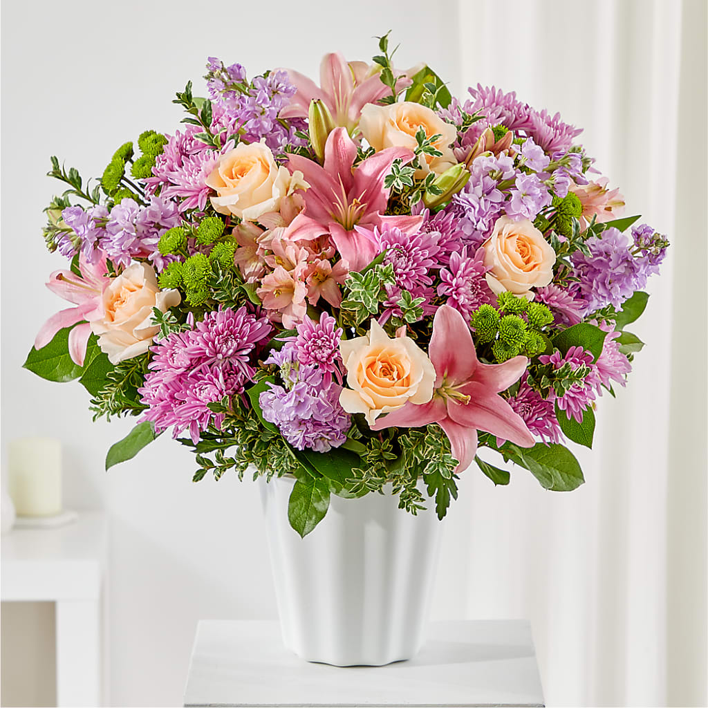 Supportive Embrace Tabletop Basket – Sahotra Floral Company Llc, Albuquerque NM