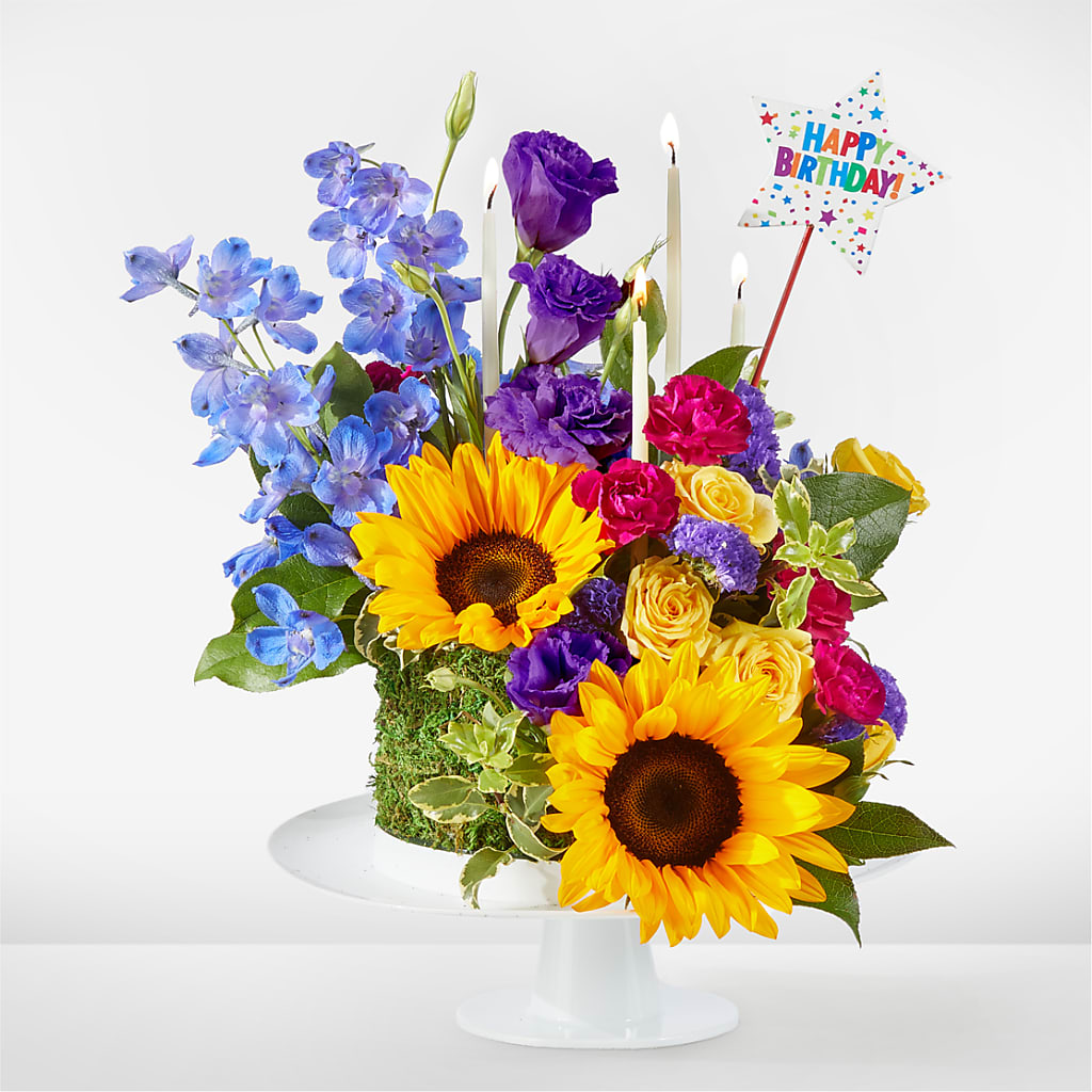 Star of the Day Floral Cake – Sahotra Floral Company Llc, Albuquerque NM