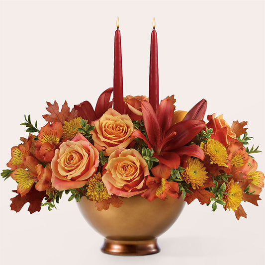 Harvest Table Centerpiece –  Sahotra Floral Company Llc, Albuquerque NM