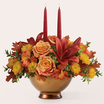 Harvest Table Centerpiece –  Sahotra Floral Company Llc, Albuquerque NM