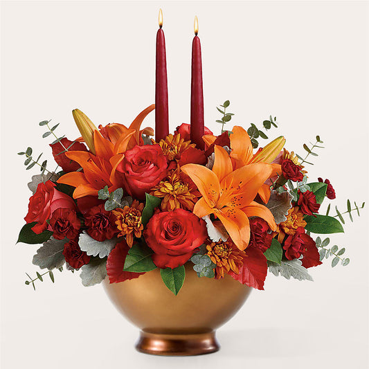 Fruits of Fall Centerpiece –  Sahotra Floral Company Llc, Albuquerque NM