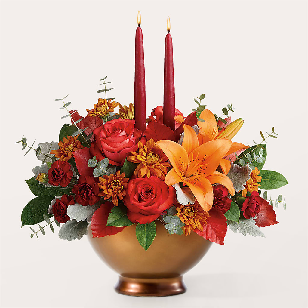 Fruits of Fall Centerpiece –  Sahotra Floral Company Llc, Albuquerque NM