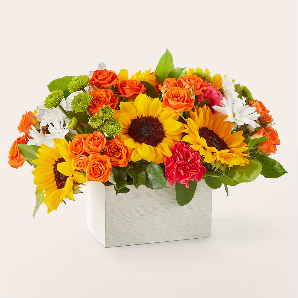 Sun-drenched Blooms Box Bouquet –  Sahotra Floral Company Llc, Albuquerque NM