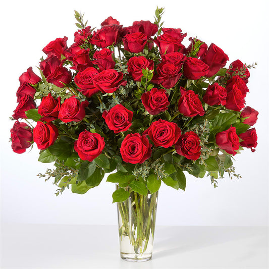 Forever Yours Fifty Stem Red Rose Bouquet –  Sahotra Floral Company Llc, Albuquerque NM